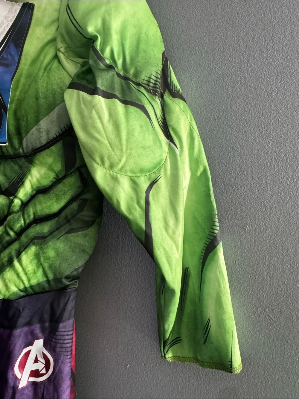 Marvel Hulk Muscle Chest Kids Costume - large size 12-14